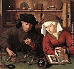 Quentin Massys The Moneylender and his Wife painting